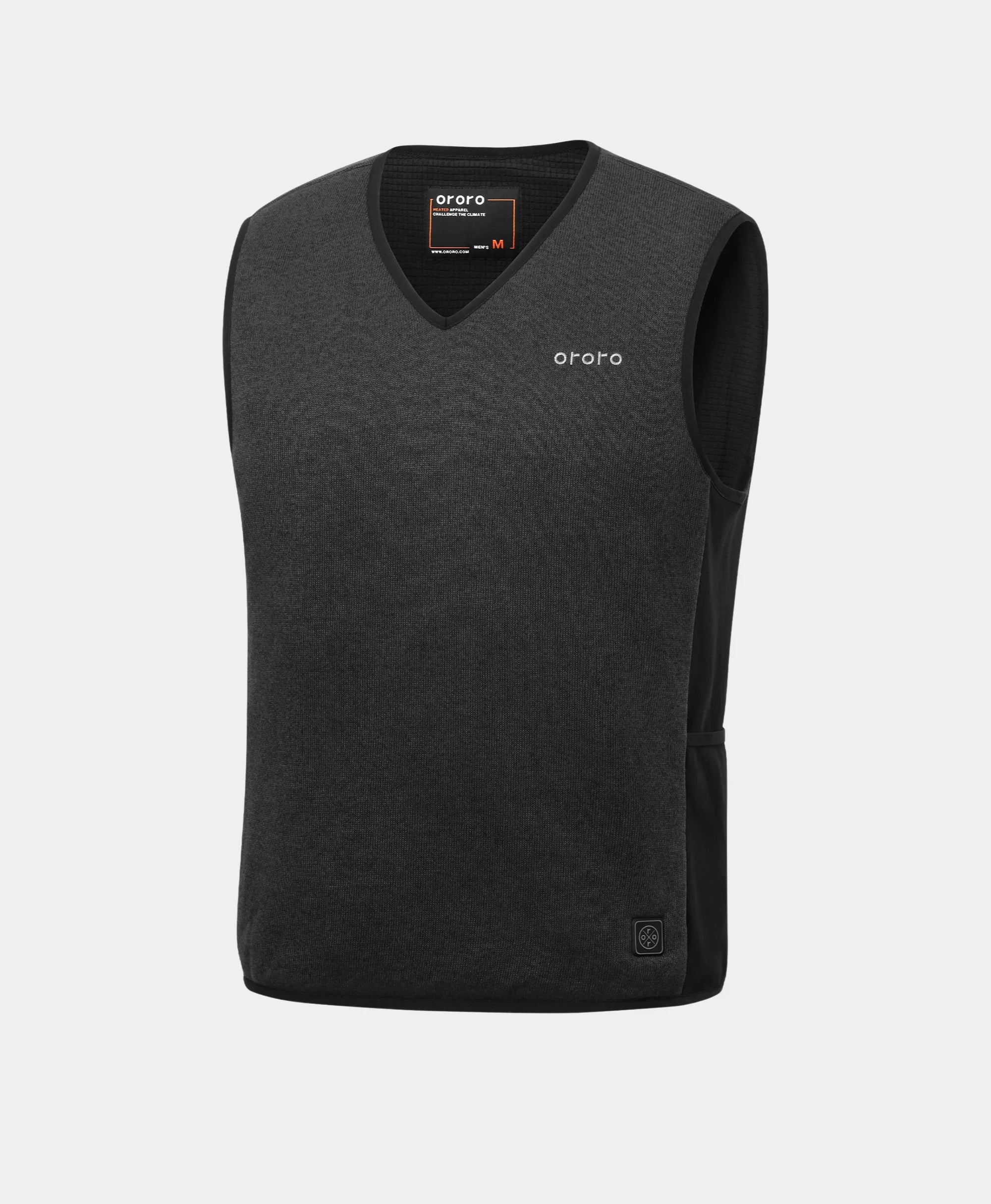 Men's 4-Zone Heated Fleece V-Neck Liner Vest