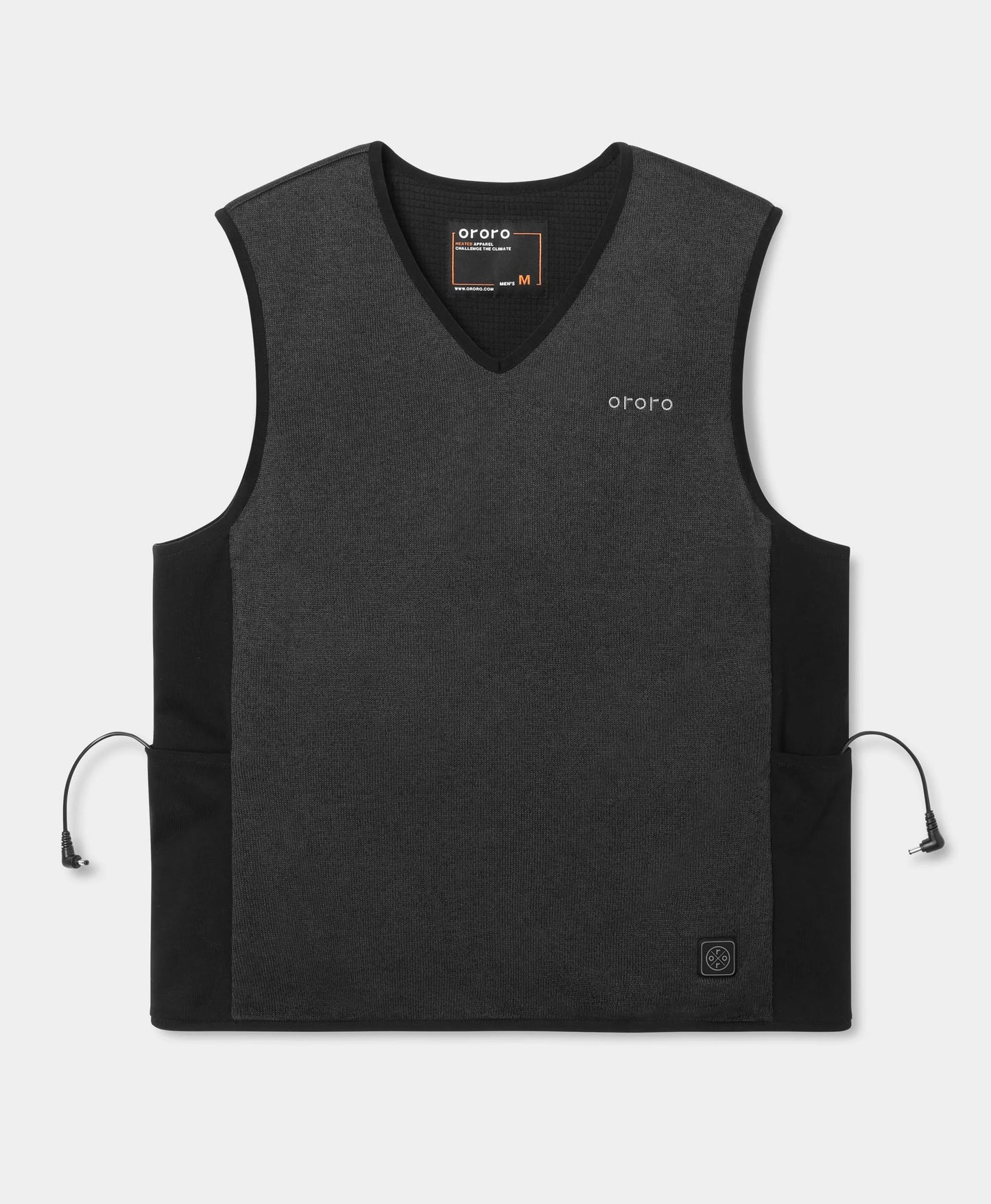 Men's 4-Zone Heated Fleece V-Neck Liner Vest
