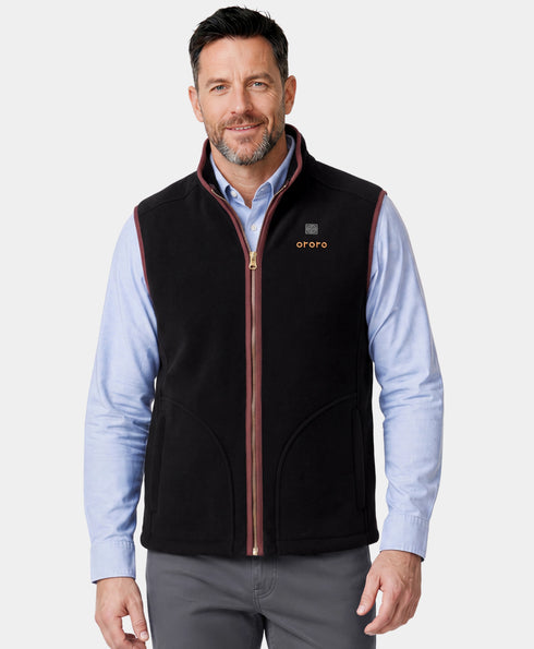 Ascot Men's 4-Zone Heated Wool Vest ,view 1