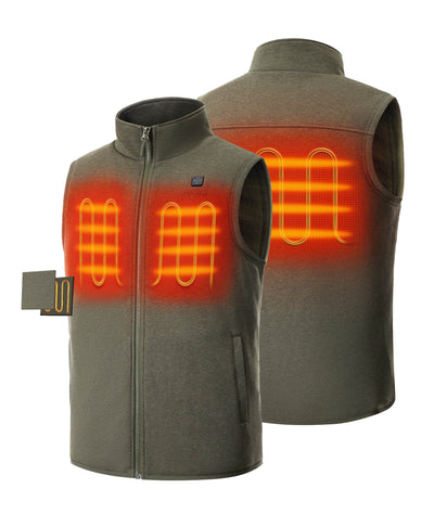 Three Heating Zones: Left & Right Hand Pockets, Upper Back view 2