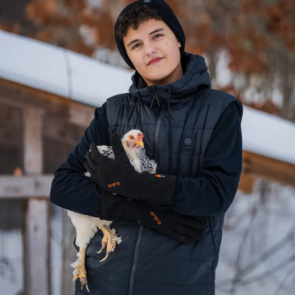 PuffLyte™ Men's 5-Zone Hooded Heated Vest