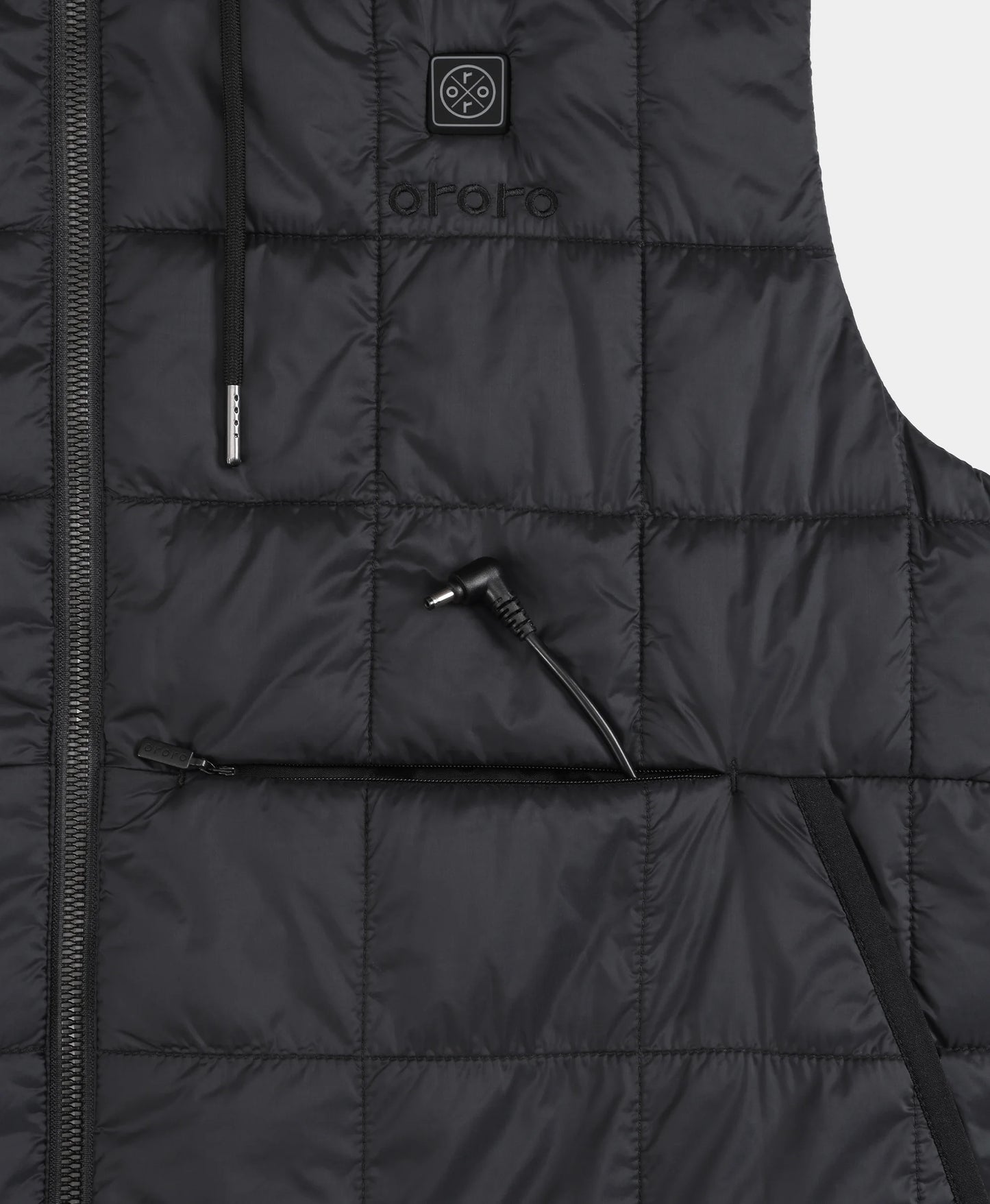 Exterior Battery Pocket at Left Waist Seam