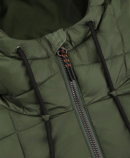 Adjustable Hood with Drawstring Keepers