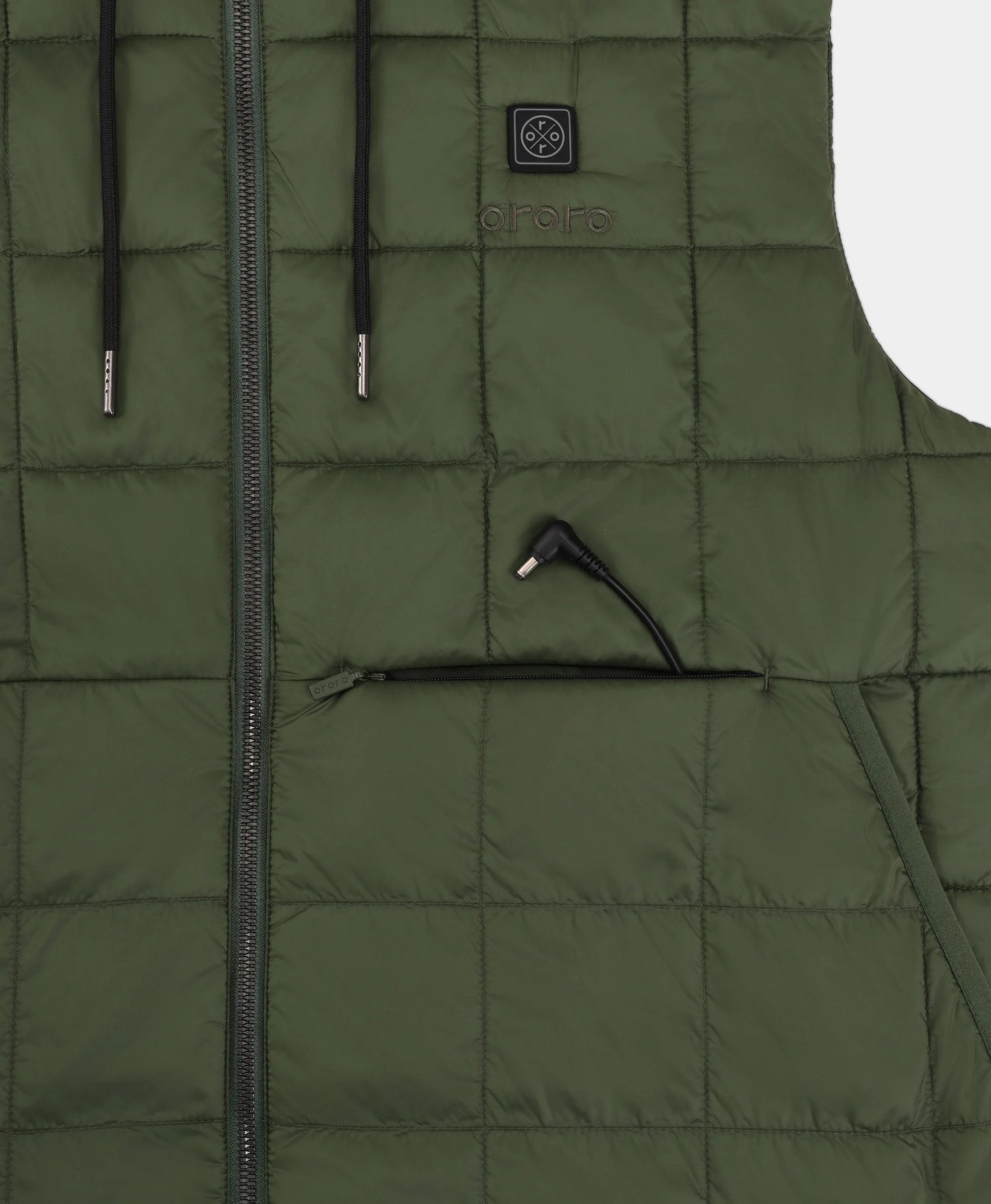 Exterior Battery Pocket at Left Waist Seam