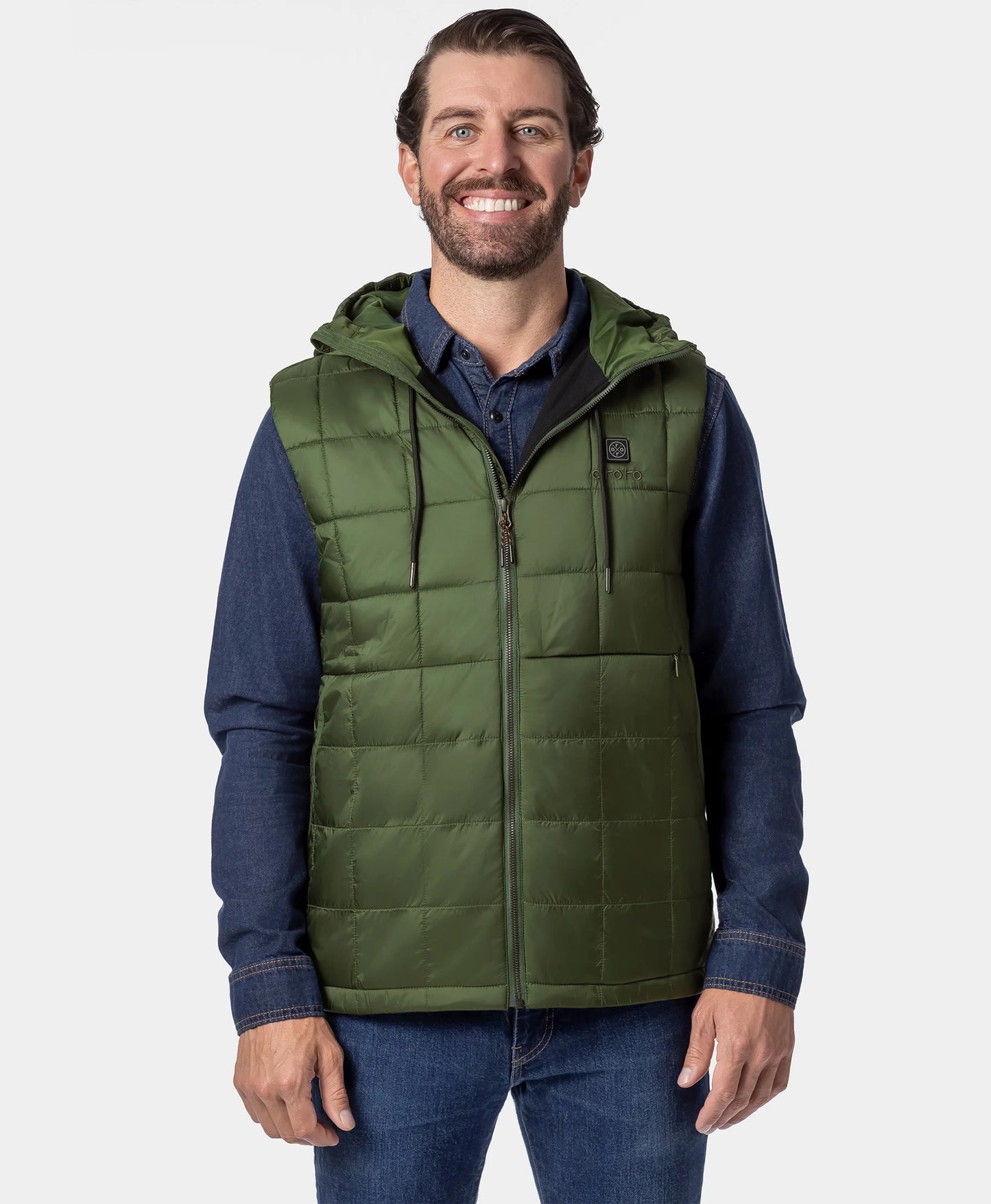 PuffLyte™ Men's 5-Zone Hooded Heated Vest