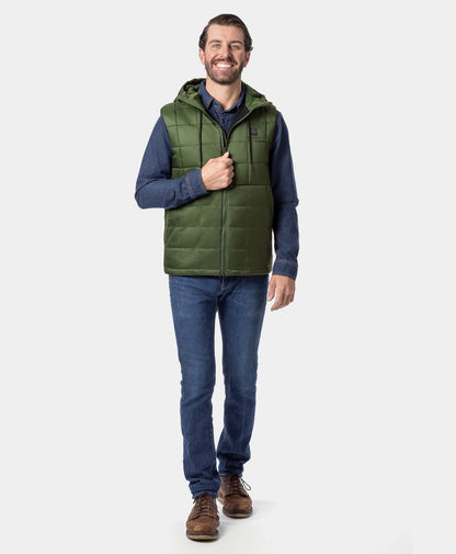PuffLyte™ Men's 5-Zone Hooded Heated Vest