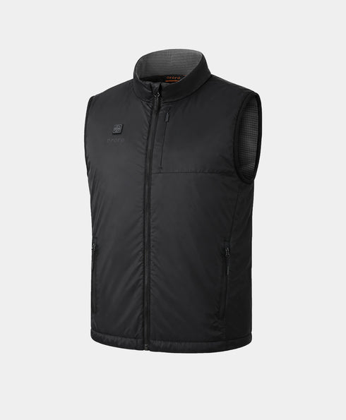 Men's 5-Zone Lightweight Heated Vest with Grid Fleece Lining ,view 1