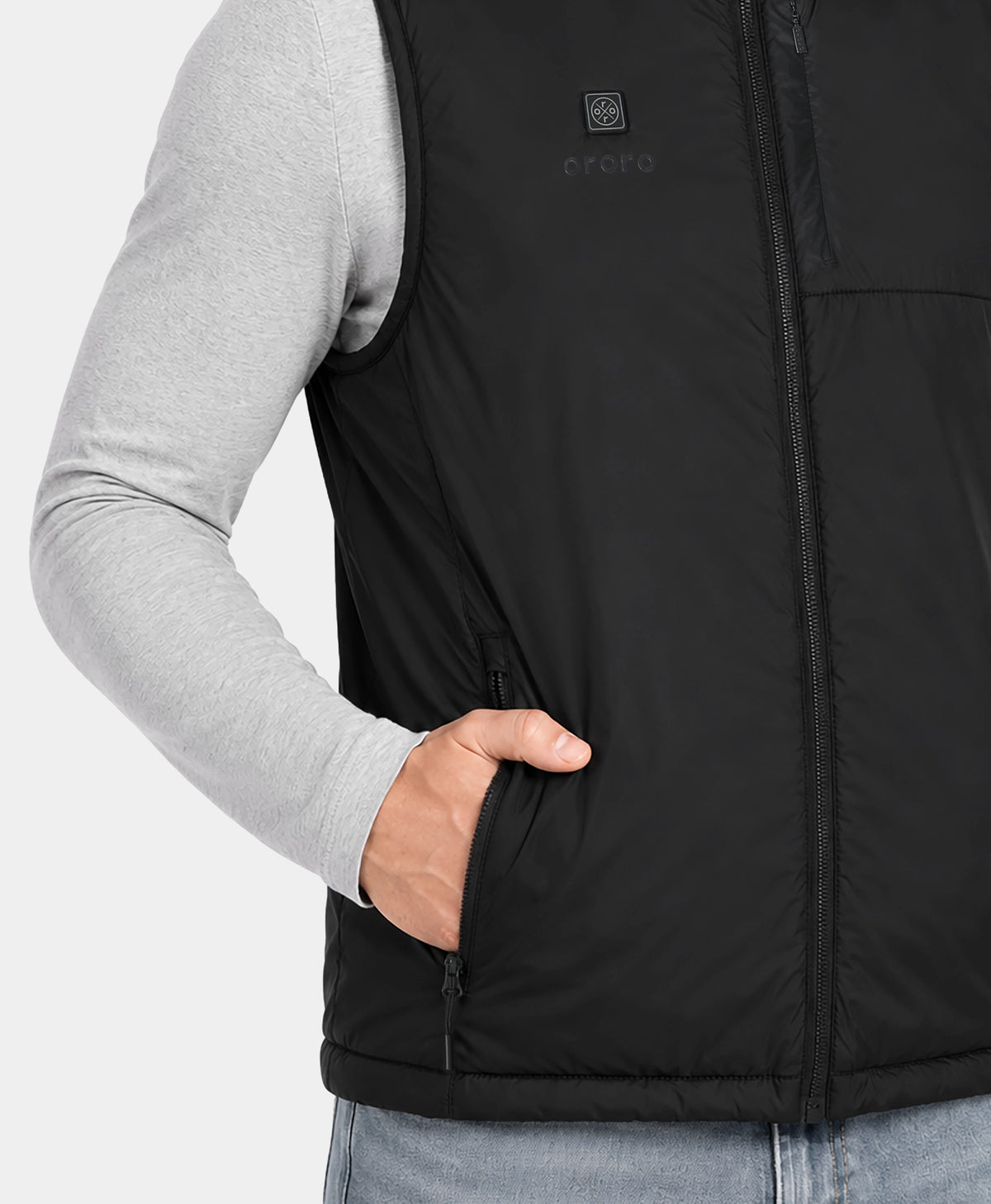 Amp Men's Lightweight Heated Vest with Lower Back Heating, Thumbnail 6