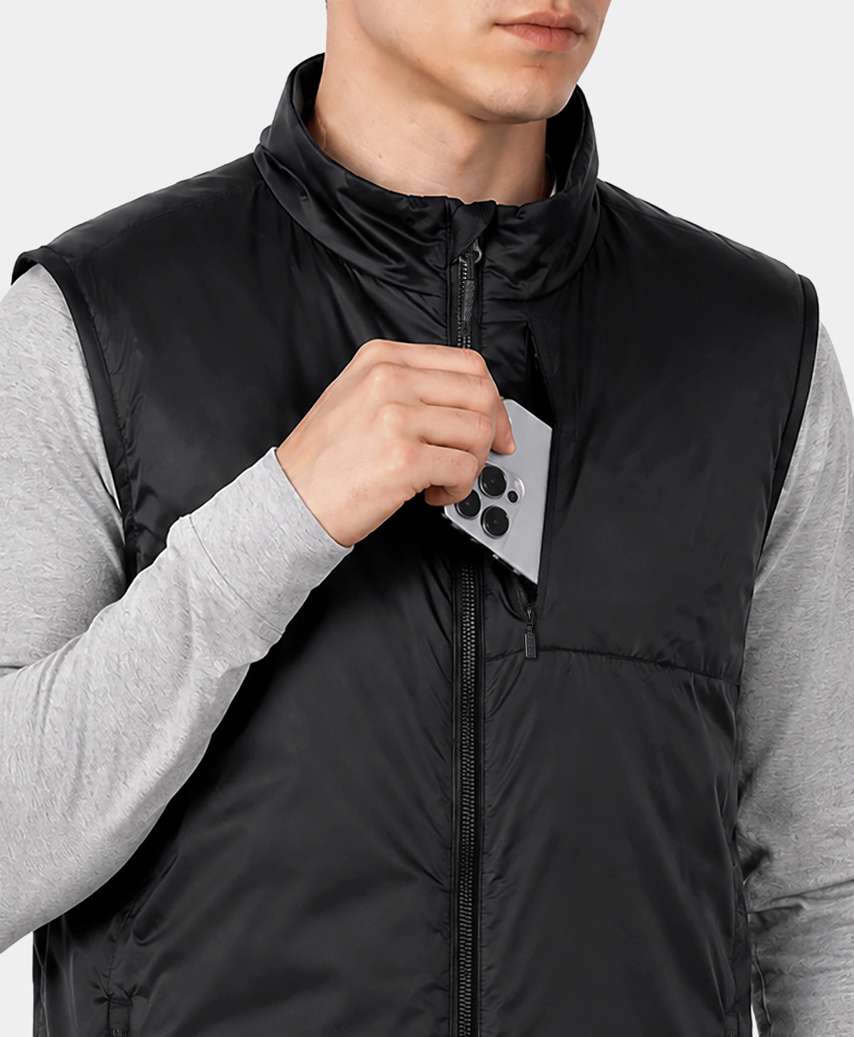 Amp Men's Lightweight Heated Vest with Lower Back Heating