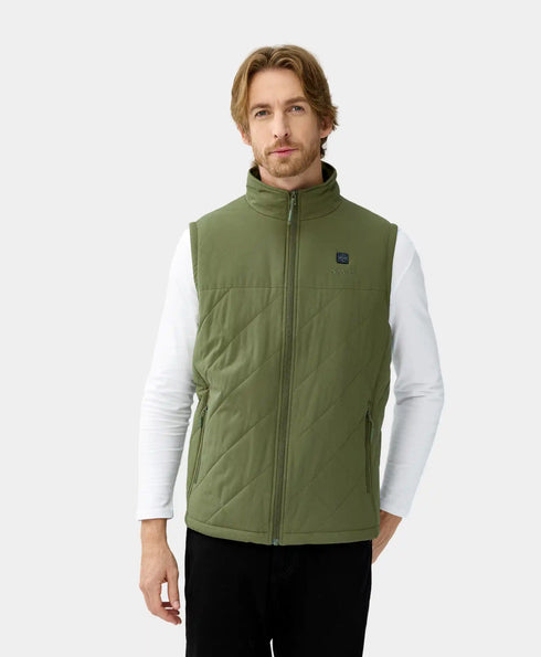 Men's Heated Quilted Vest - New Colors ,view 2