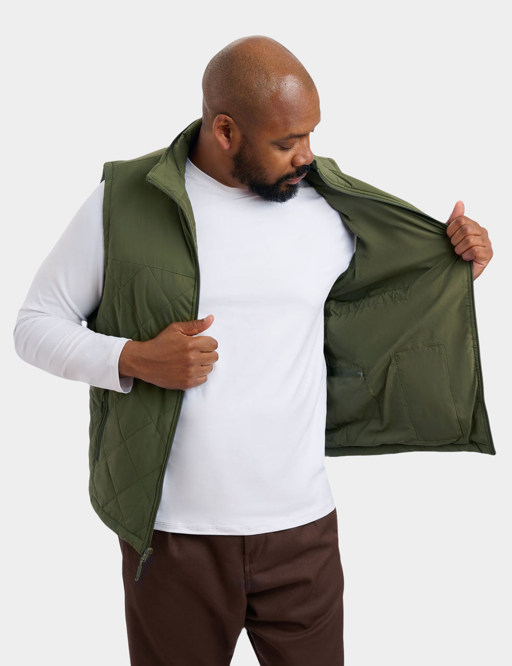 【たくじろ】☆BRIEFING☆MENS PADDED VEST Men's Heated Quilted Vest - New Colors – ororo