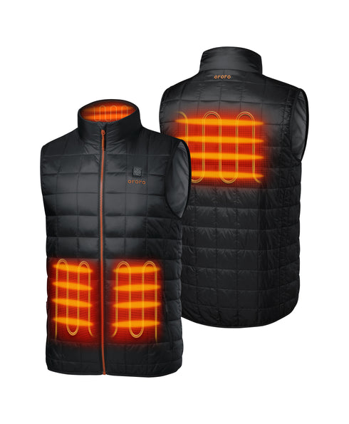 (Open-box) Prism Men's 4-Zone Quilted Heated Vest (Battery Set Not Included) ,view 1