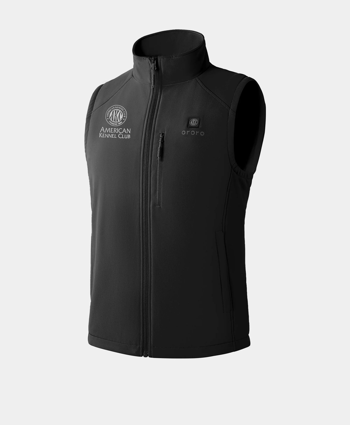 Men's 4-Zone Heated Softshell Vest - American Kennel Club® Edition