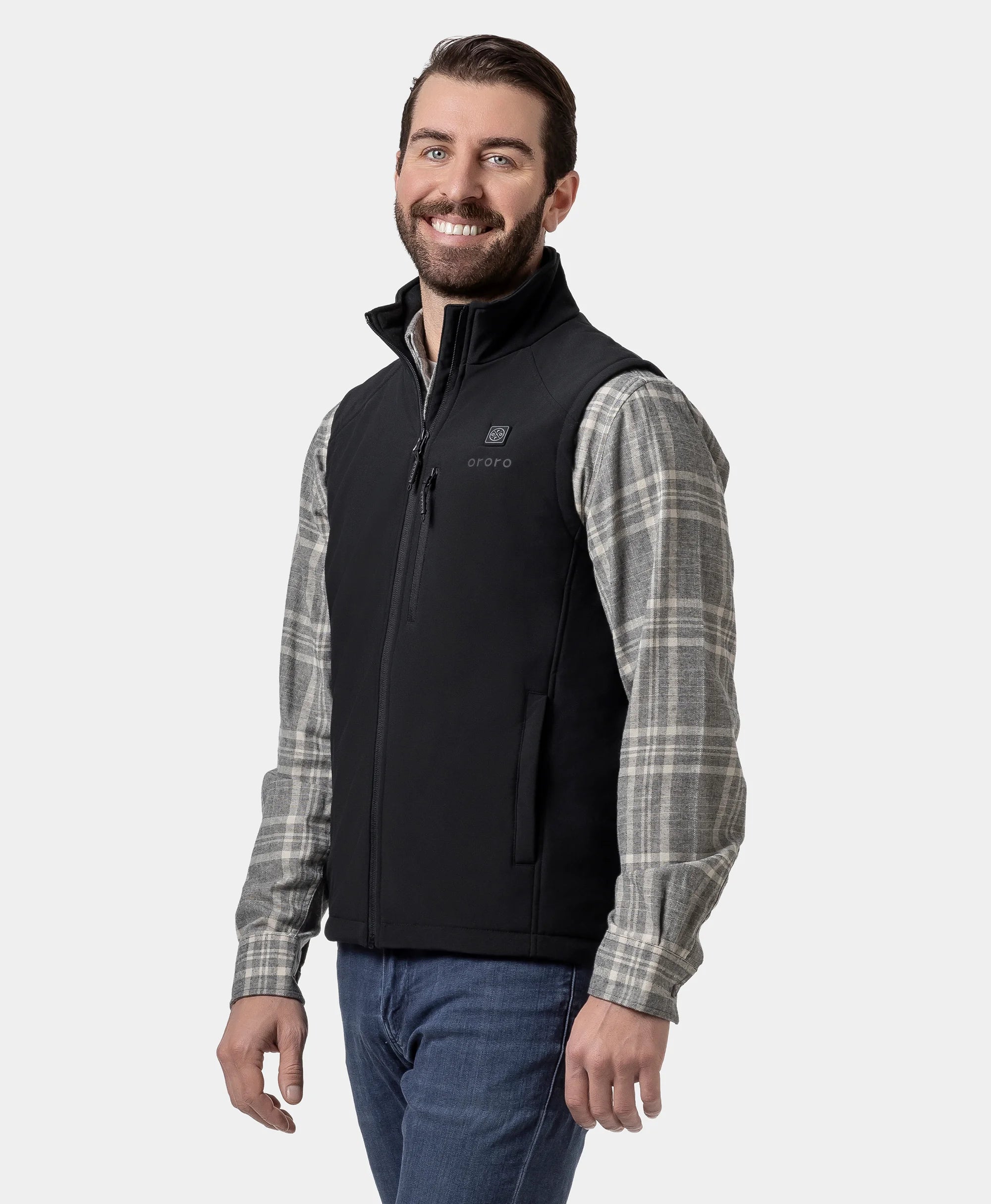 heated softshell vest