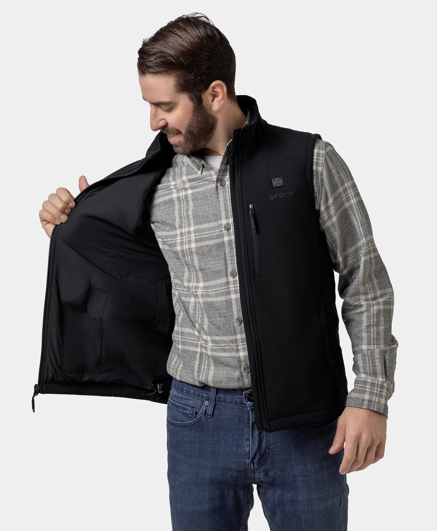 heated softshell vest