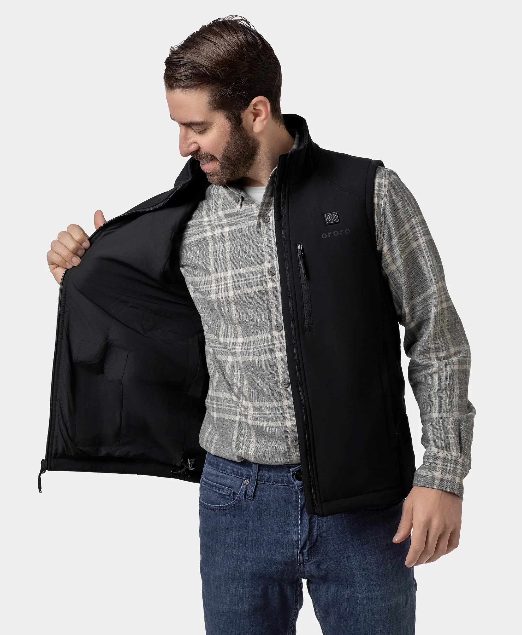 heated softshell vest