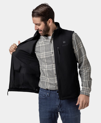 heated softshell vest