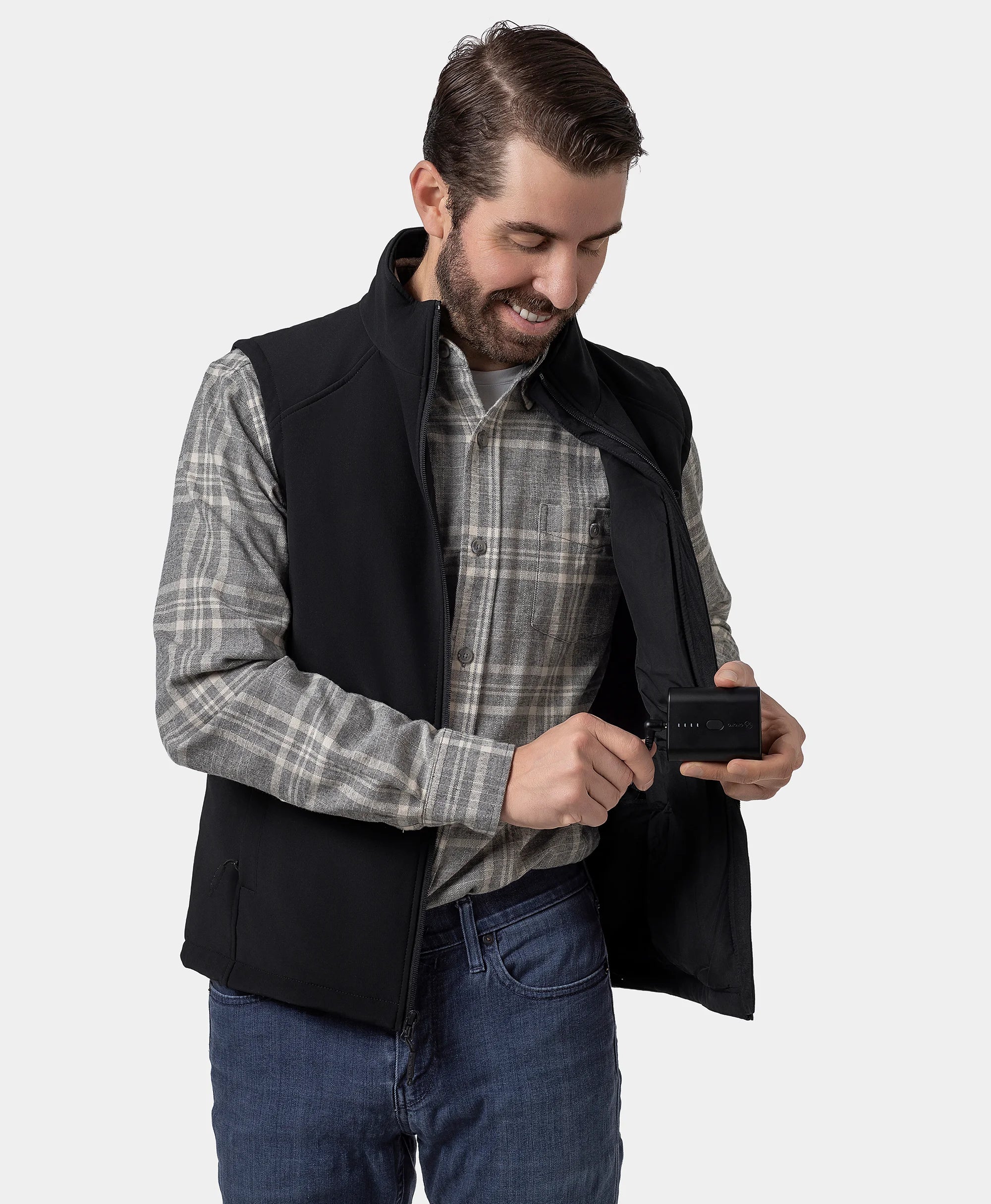 heated softshell vest