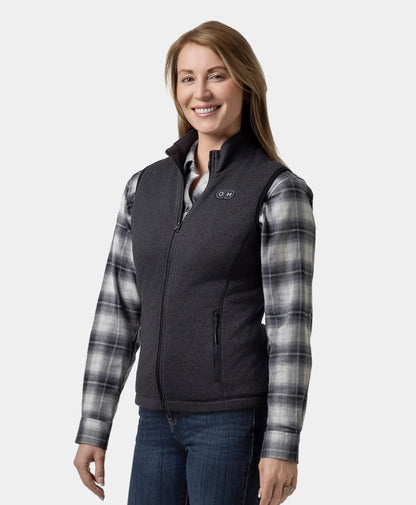 OH-1 Women’s Heated Recycled Fleece Vest-side view