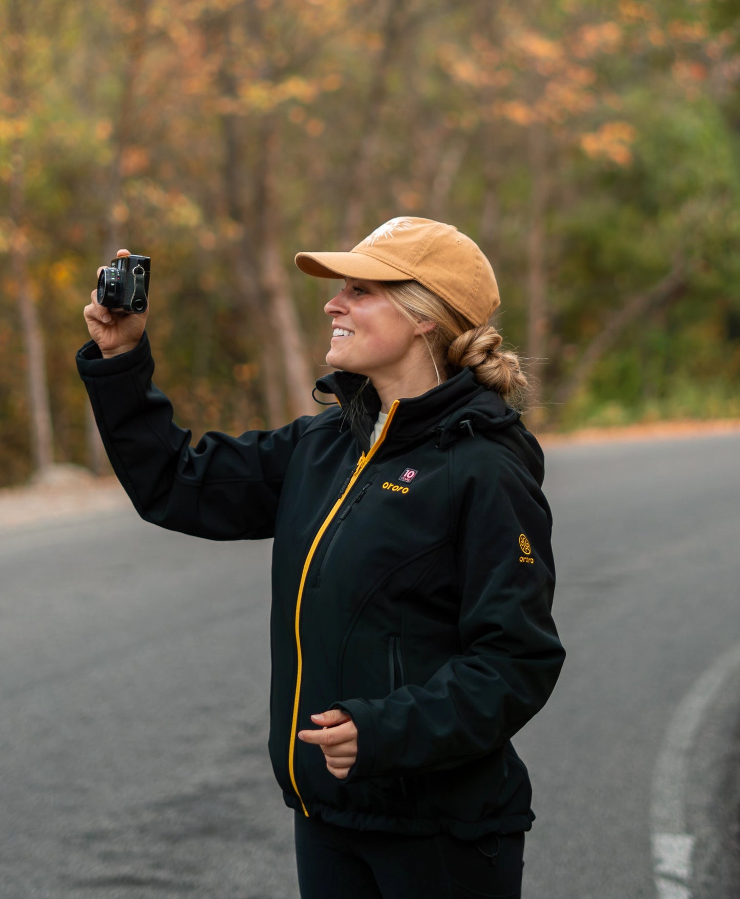 Women's 4-Zone Classic Heated Jacket (10-Year Anniversary Limited Edition) - Black & Gold