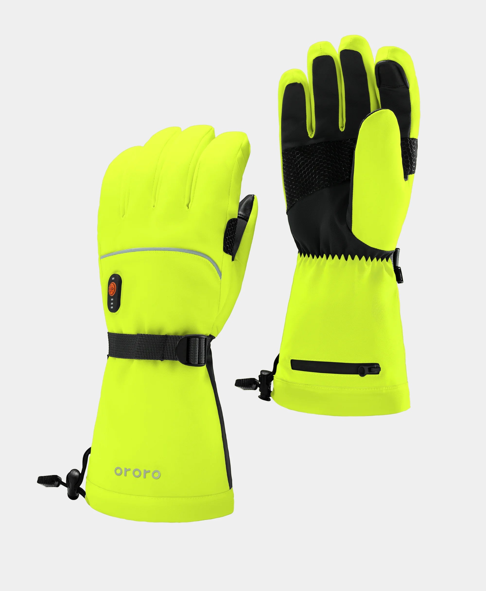 Buffalo Heated Gloves 2.0 - Fluorescent Yellow