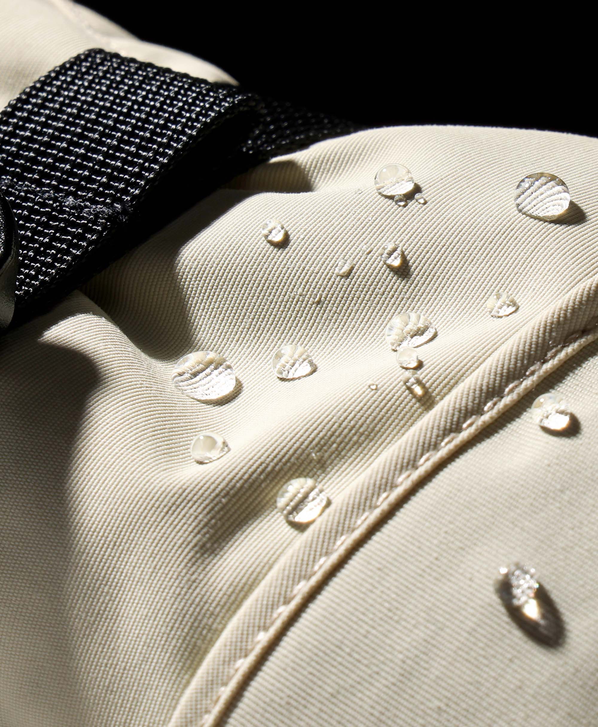 water-repellent shell