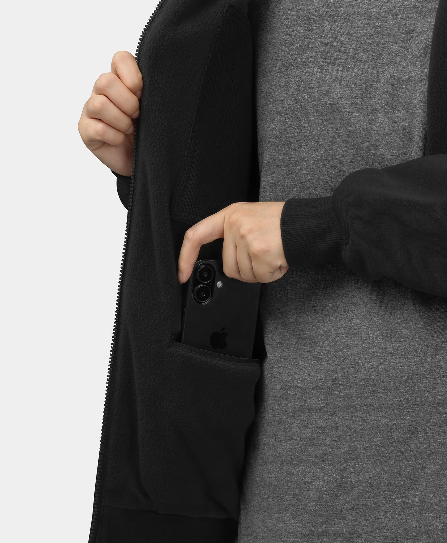 interior zipped pocket