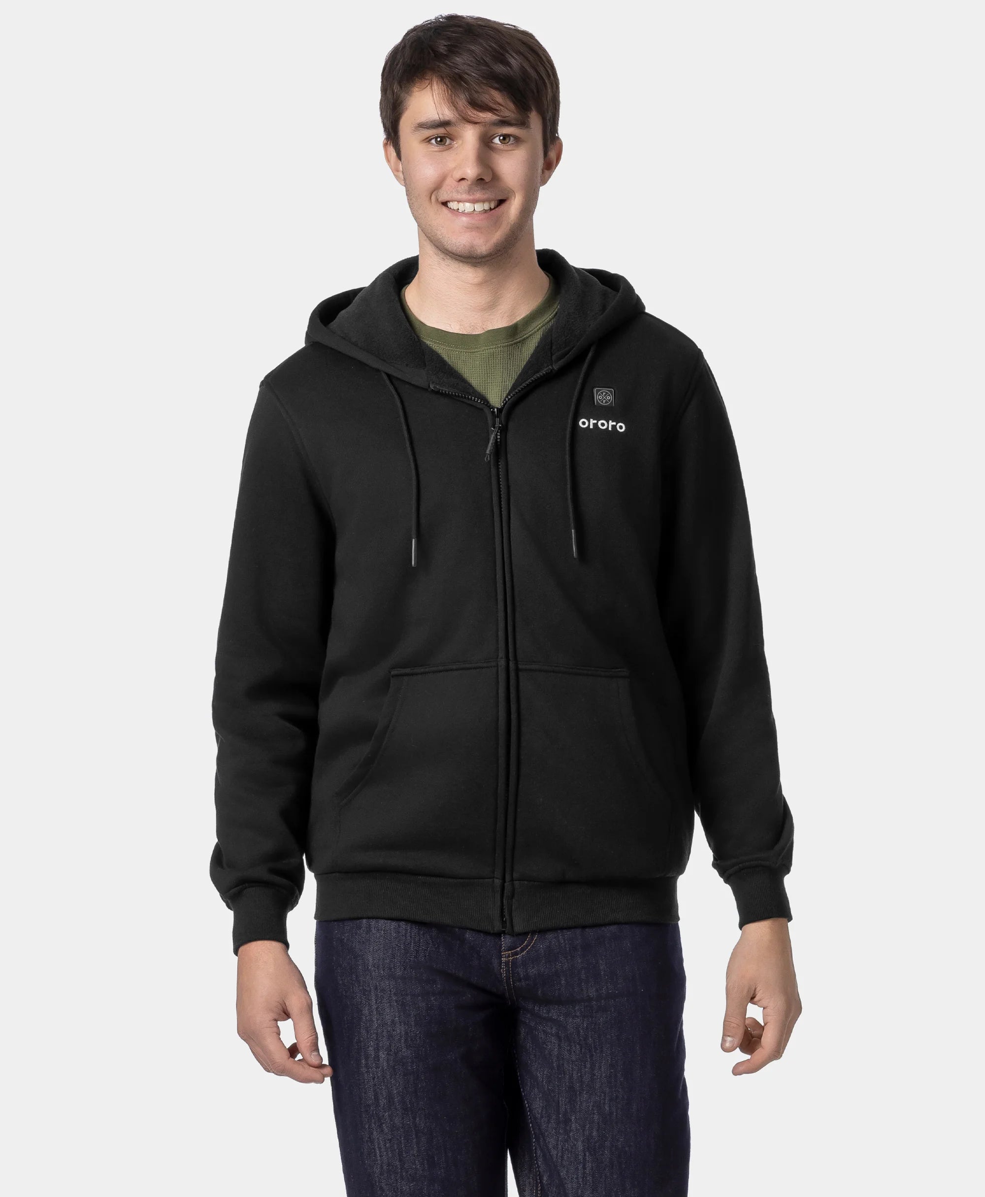 (Open-box) Element Unisex 4-Zone Fleece Heated Hoodie (Battery Set Not Included), Thumbnail 27