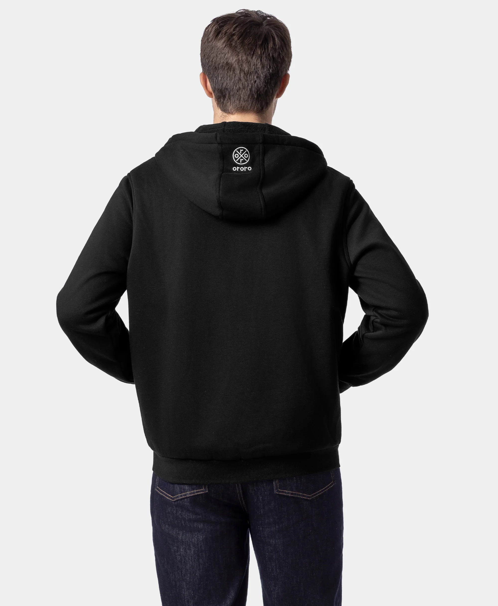 (Open-box) Element Unisex 4-Zone Fleece Heated Hoodie (Battery Set Not Included), Thumbnail 30