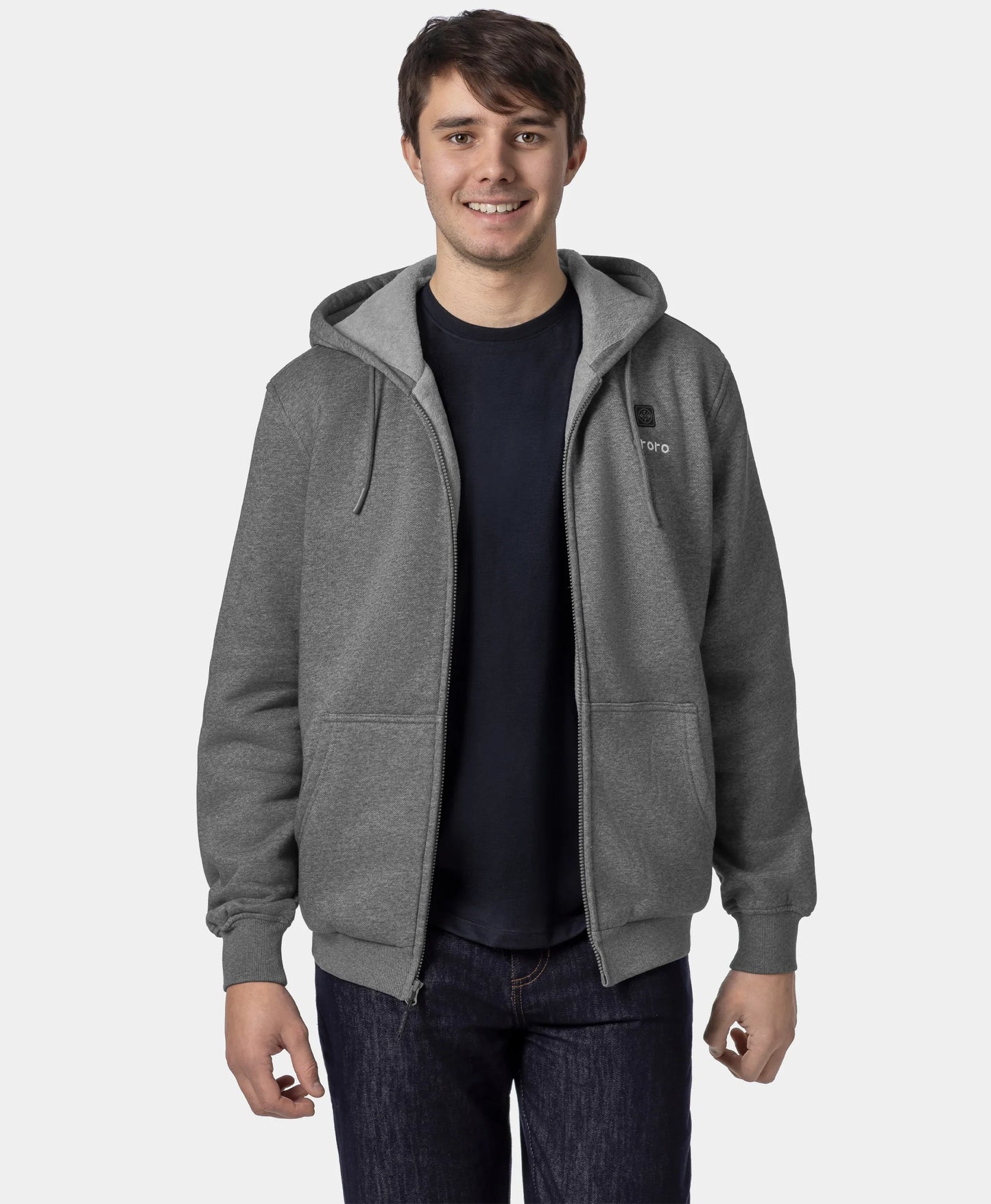 (Open-box) Element Unisex 4-Zone Fleece Heated Hoodie (Battery Set Not Included)