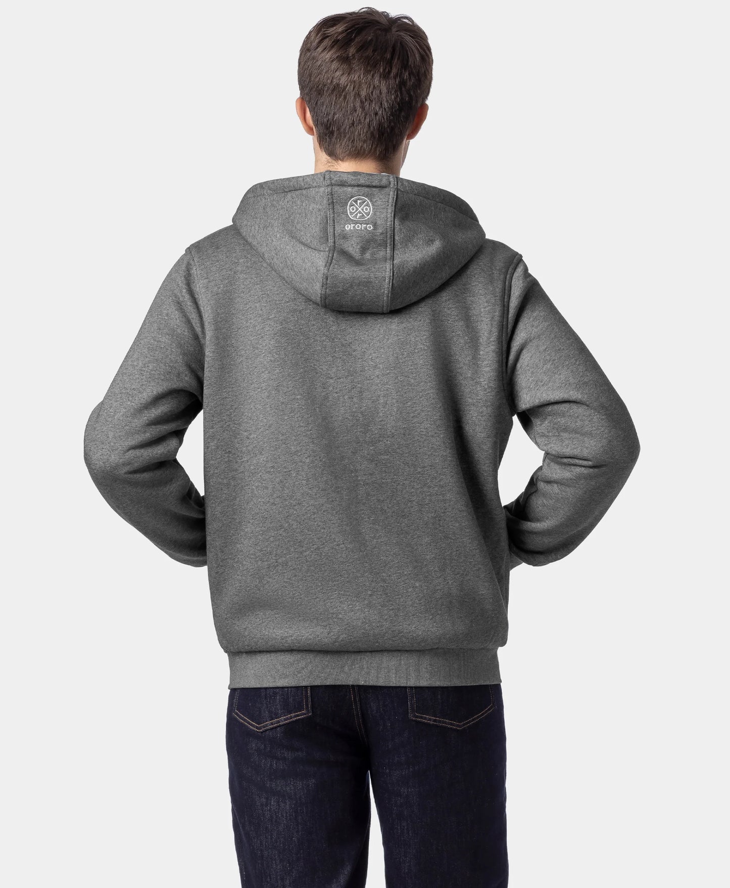 (Open-box) Element Unisex 4-Zone Fleece Heated Hoodie (Battery Set Not Included)