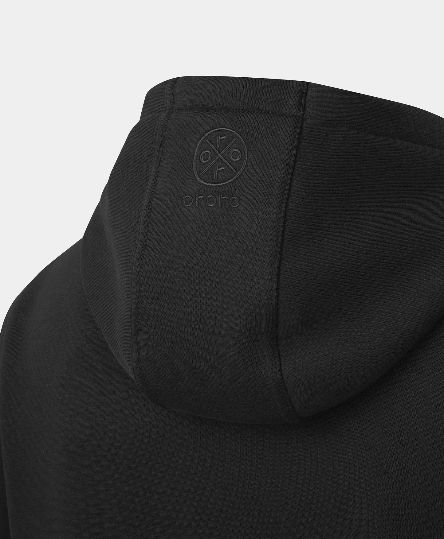 Close-up of SureWarm® Unisex 6-Zone Fleece Heated Hoodie 