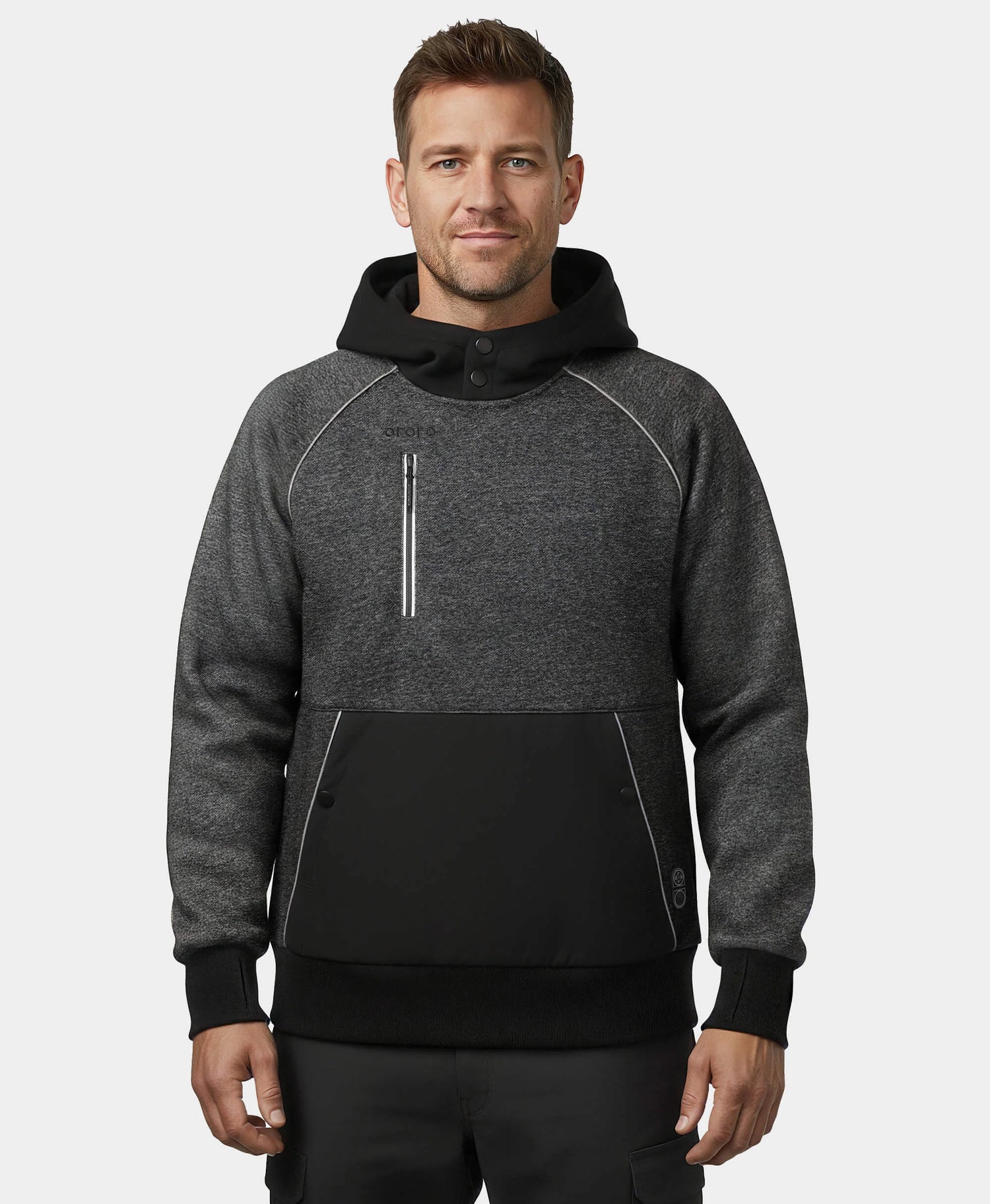 Unisex 6-Zone Dual-Control Heated Hoodie Pullover