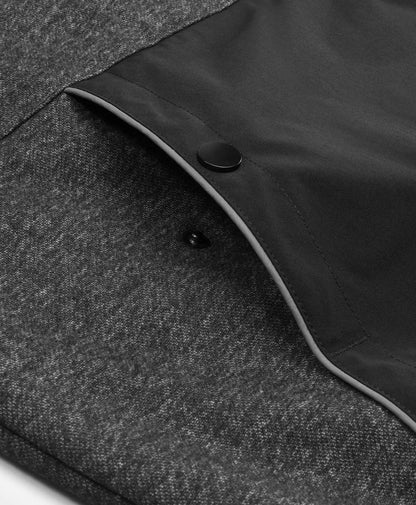 Kangaroo pocket with abrasion-resistant design