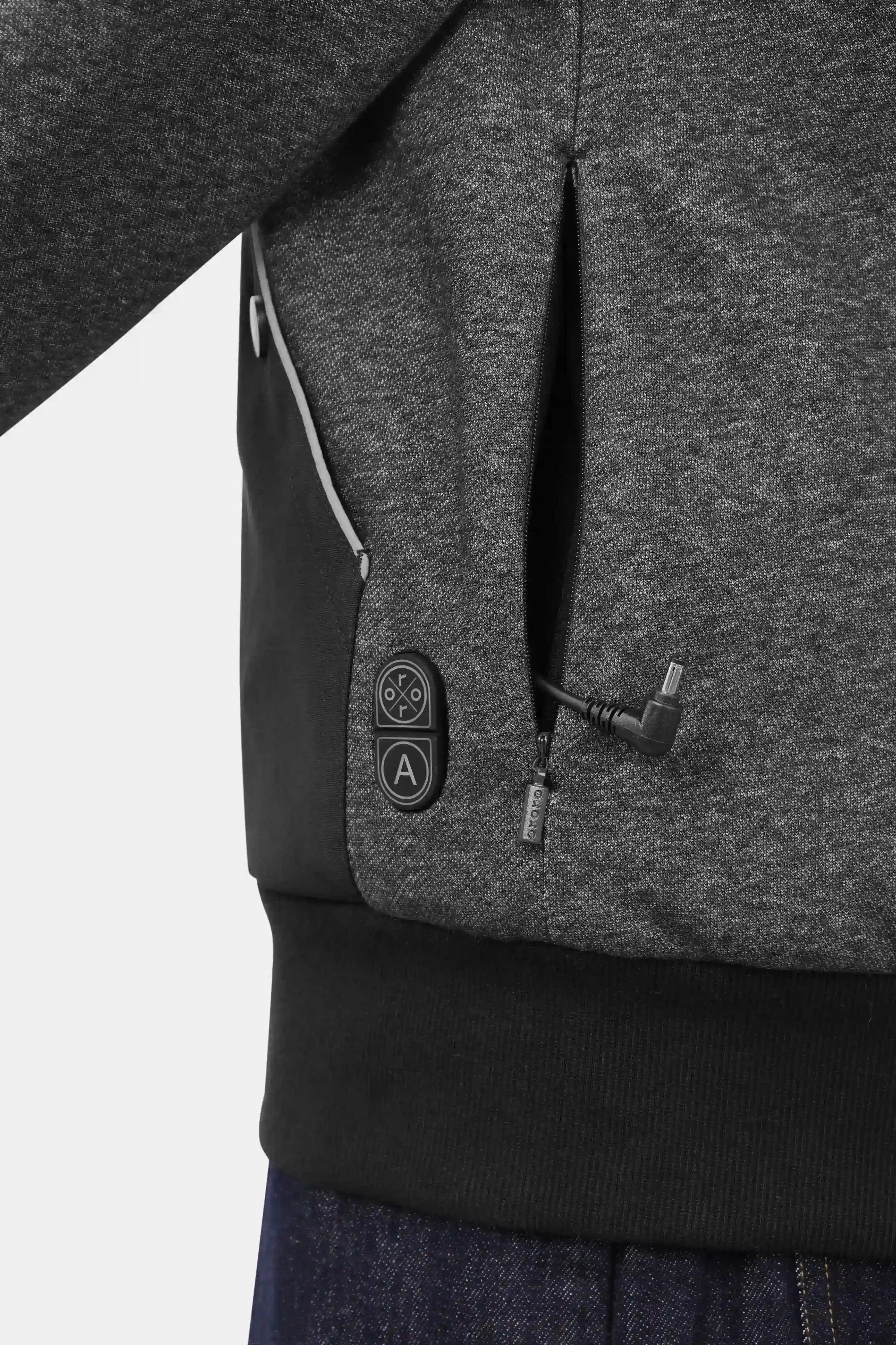 Wayne Unisex 5-Zone Heated Full-Zip Hoodie