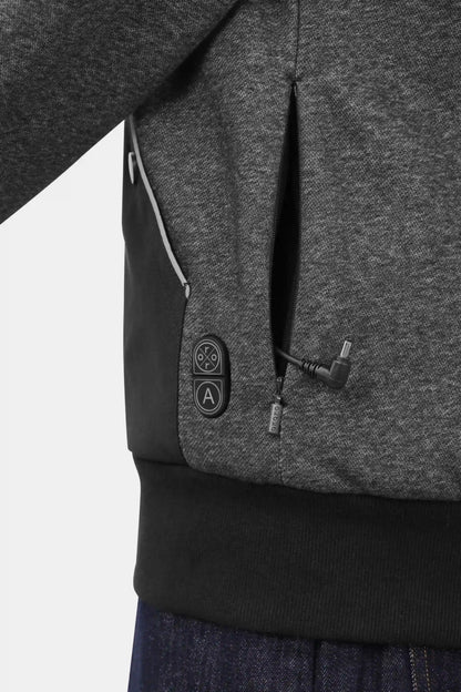 Wayne Unisex 5-Zone Heated Full-Zip Hoodie