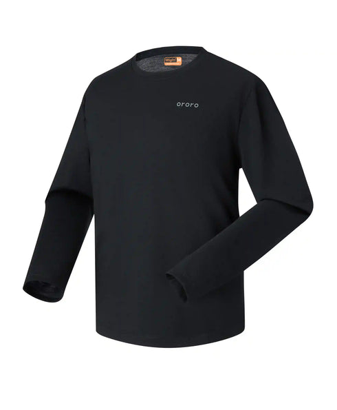 Aoraki Unisex Merino Wool Blend Baselayer - Black ,view 1
