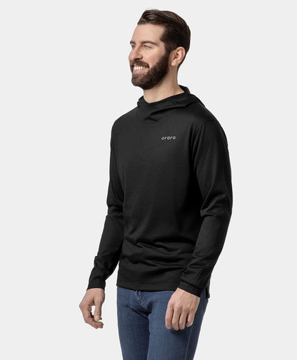 Aoraki Unisex Merino Wool Blend Baselayer - Black