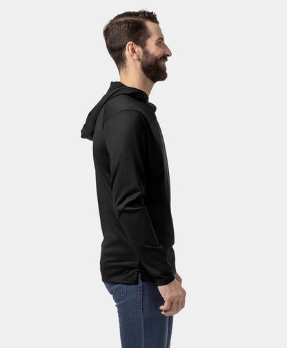 Aoraki Unisex Merino Wool Blend Baselayer - Black