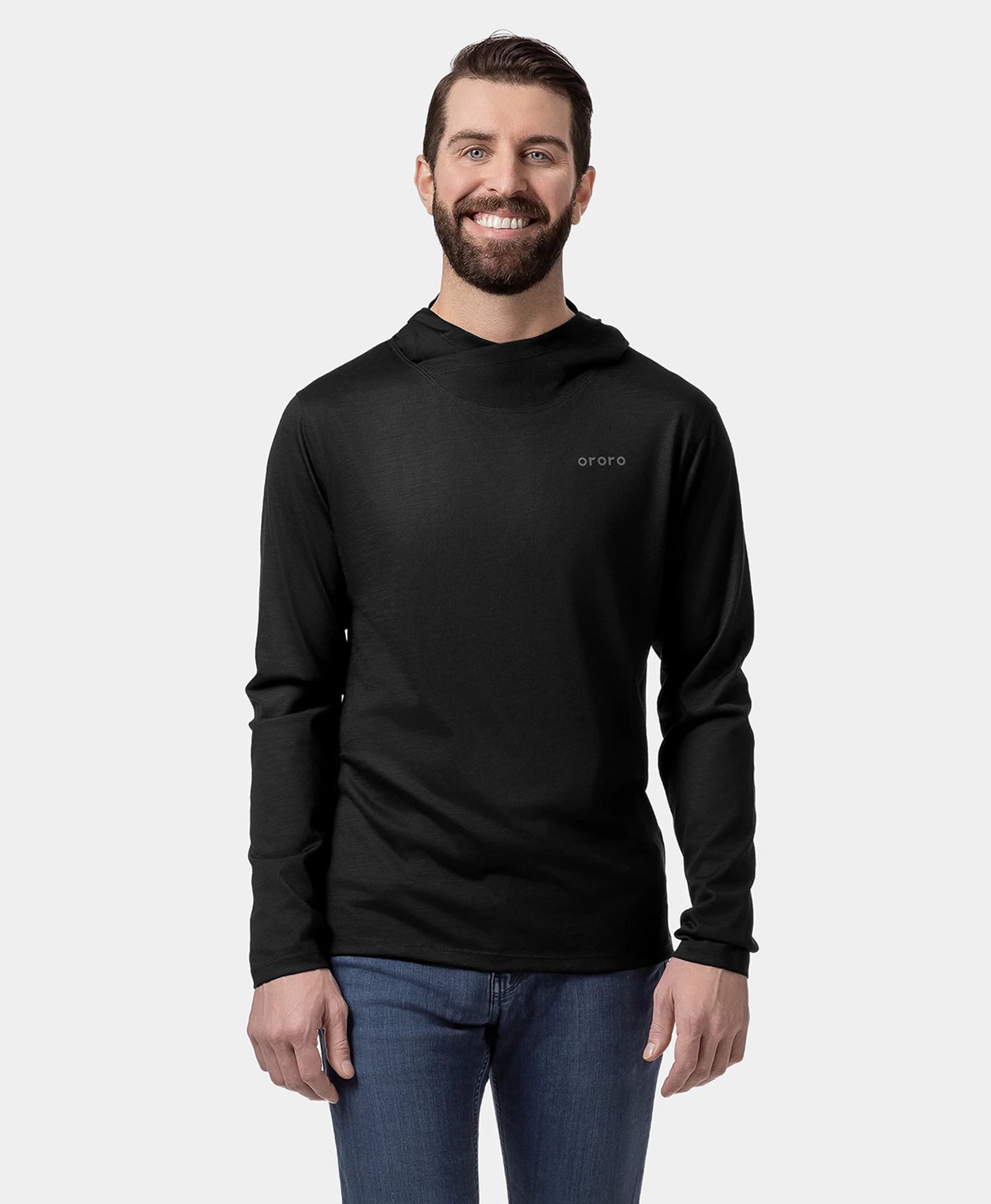 Aoraki Unisex Merino Wool Blend Baselayer - Black