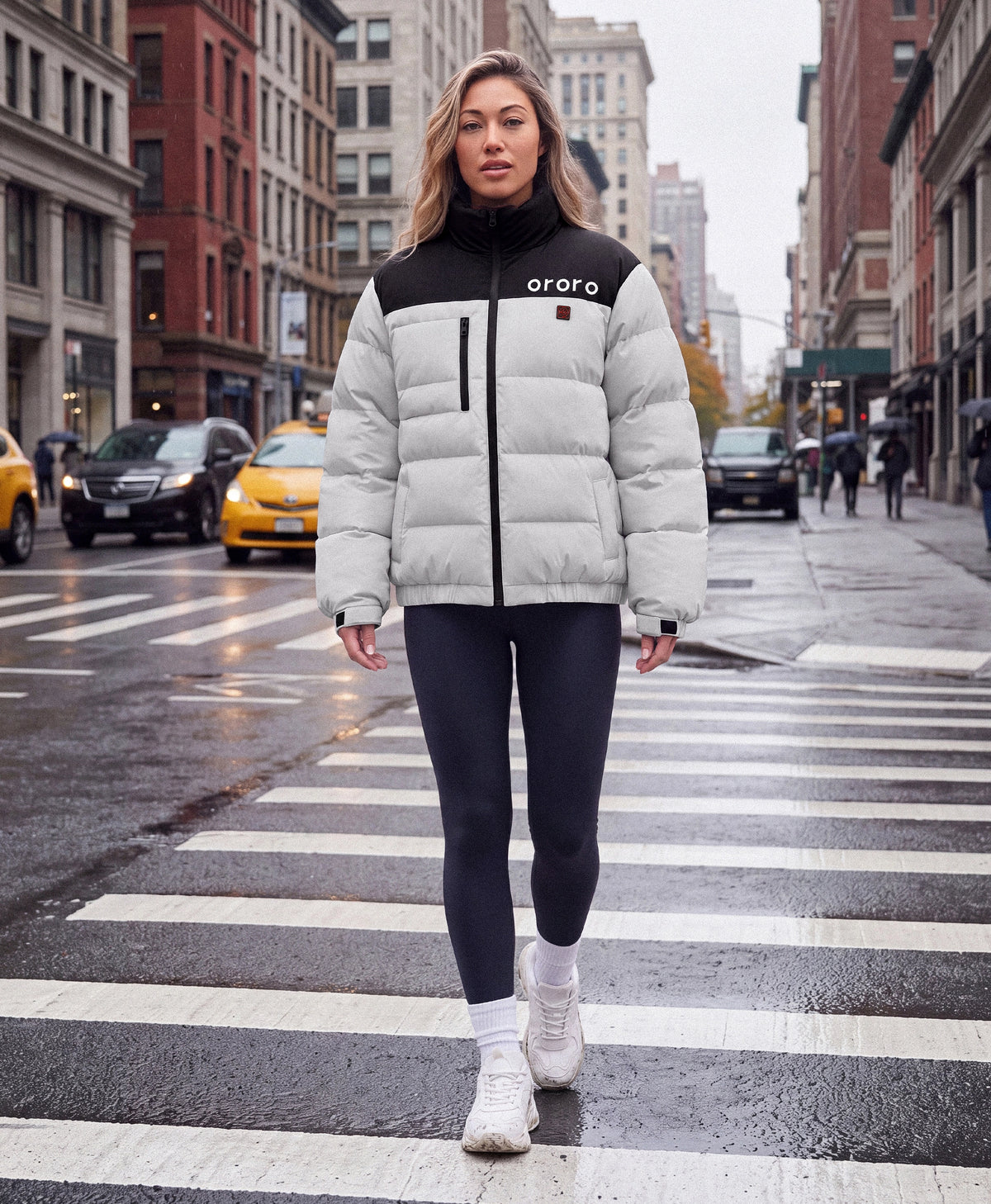 Varsity Unisex 4-Zone Heated Down Jacket