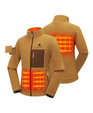 Four Heating Zones: Left & Right Hand Pockets, Upper-Back, Collar