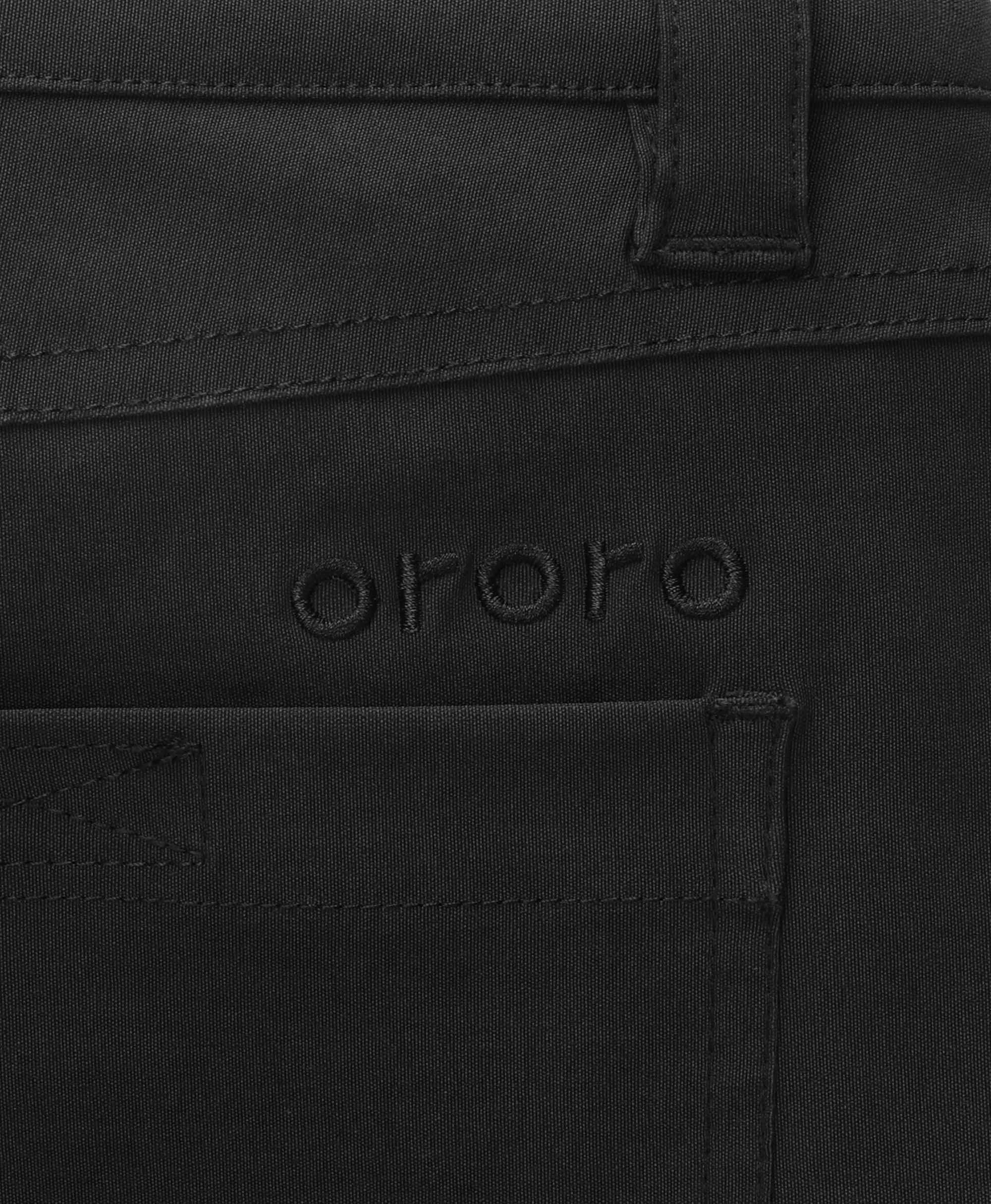 Velcro-secured back pockets