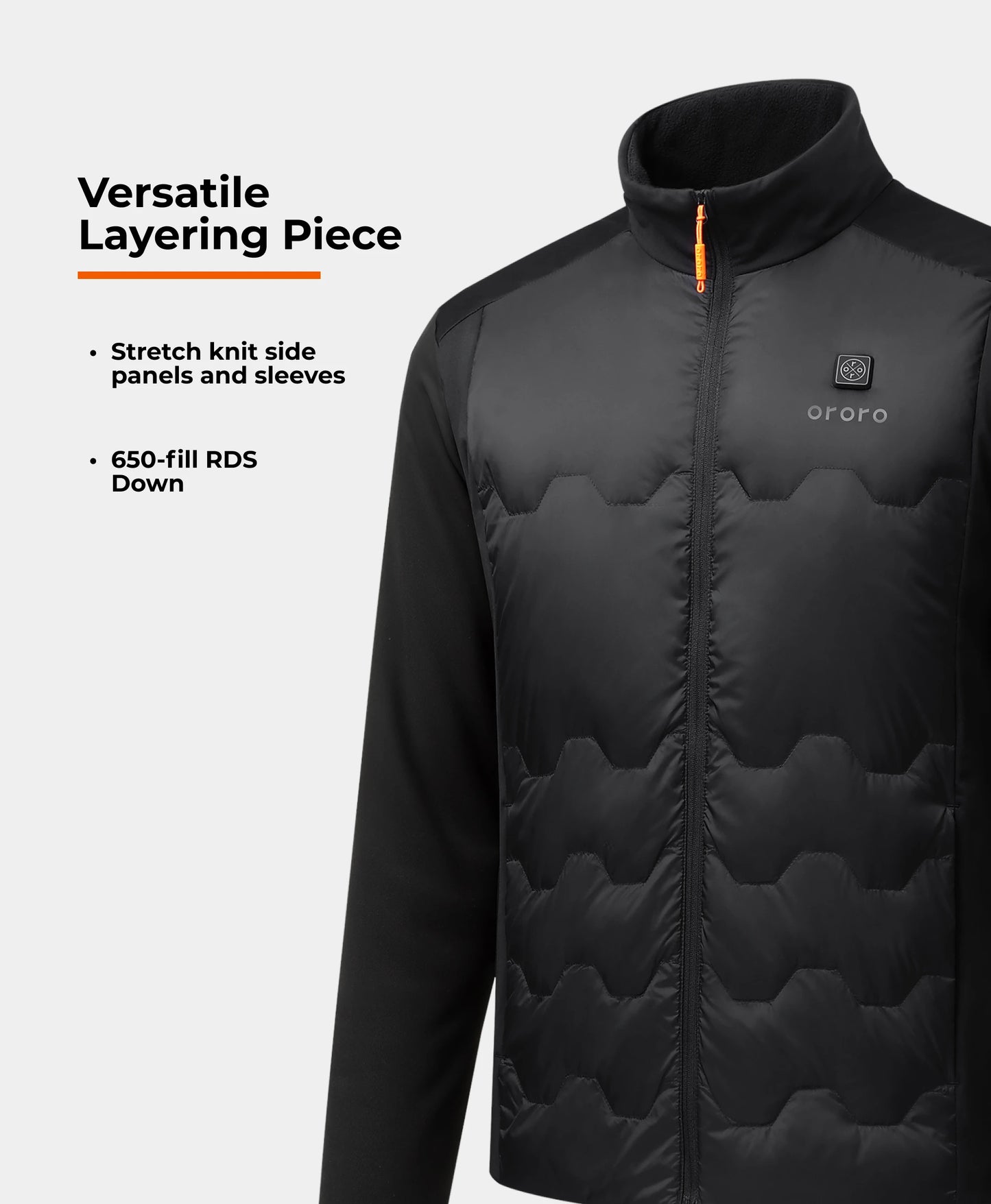 Verbier Men's 4-Zone Heated Down Jacket