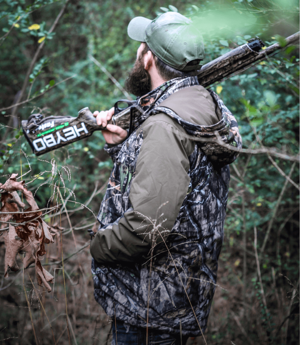 Men's Heated Hunting Jacket - Camouflage, Mossy Oak® Country DNA