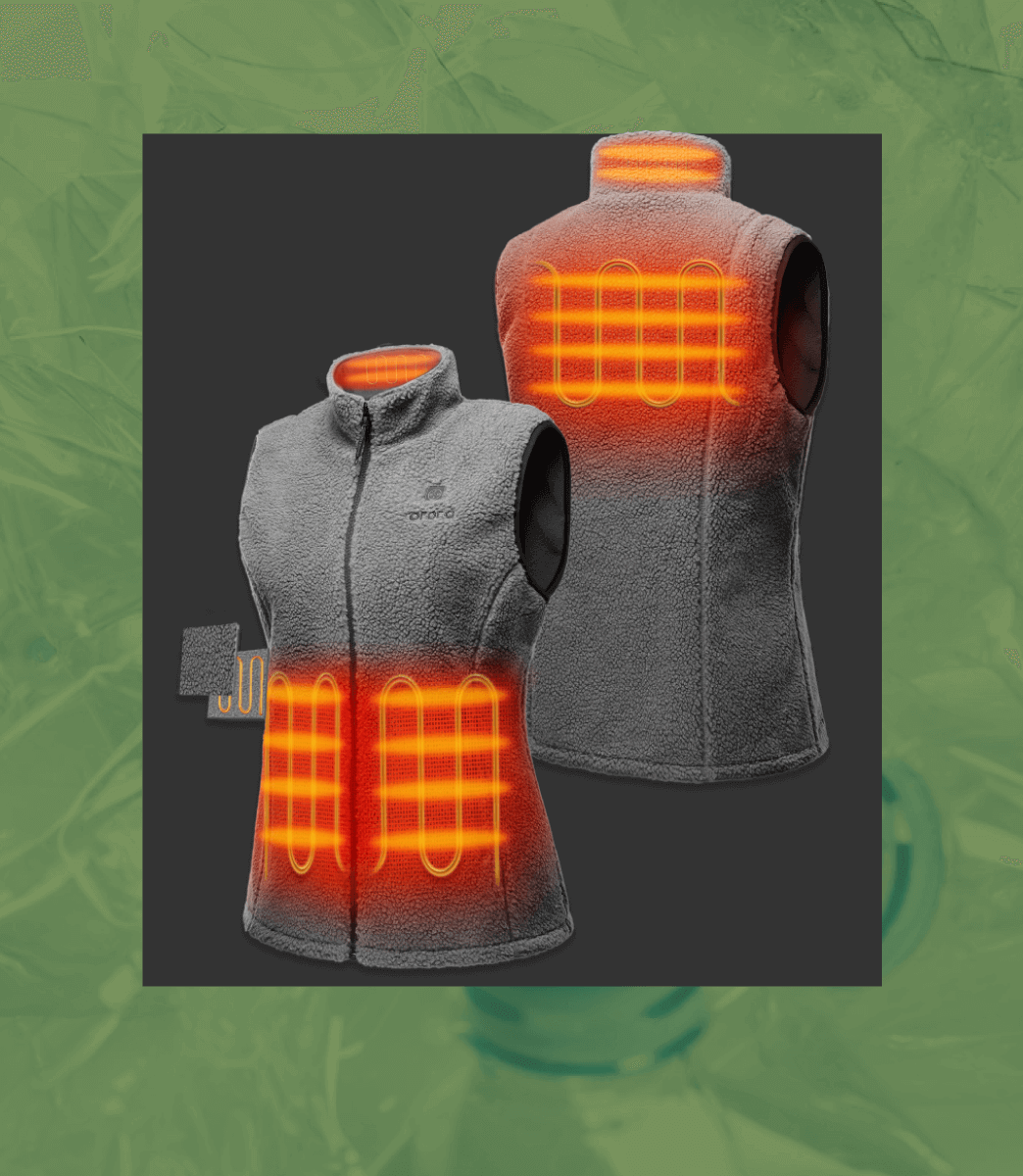 Women's Heated Recycled Fleece Vest