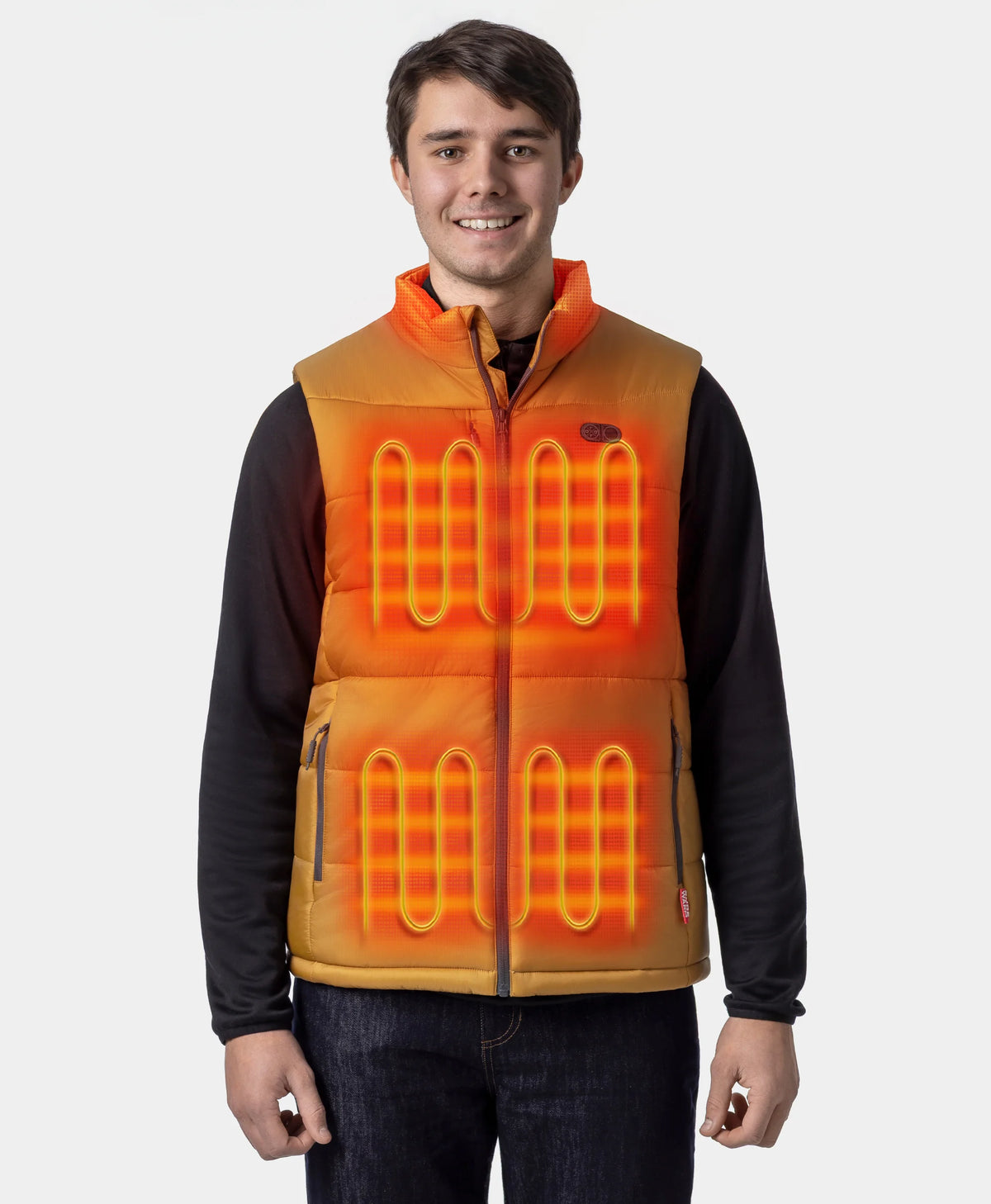 SureWarm® Men's 6-Zone Dual-Control Classic Pro Heated Vest, Thumbnail 18