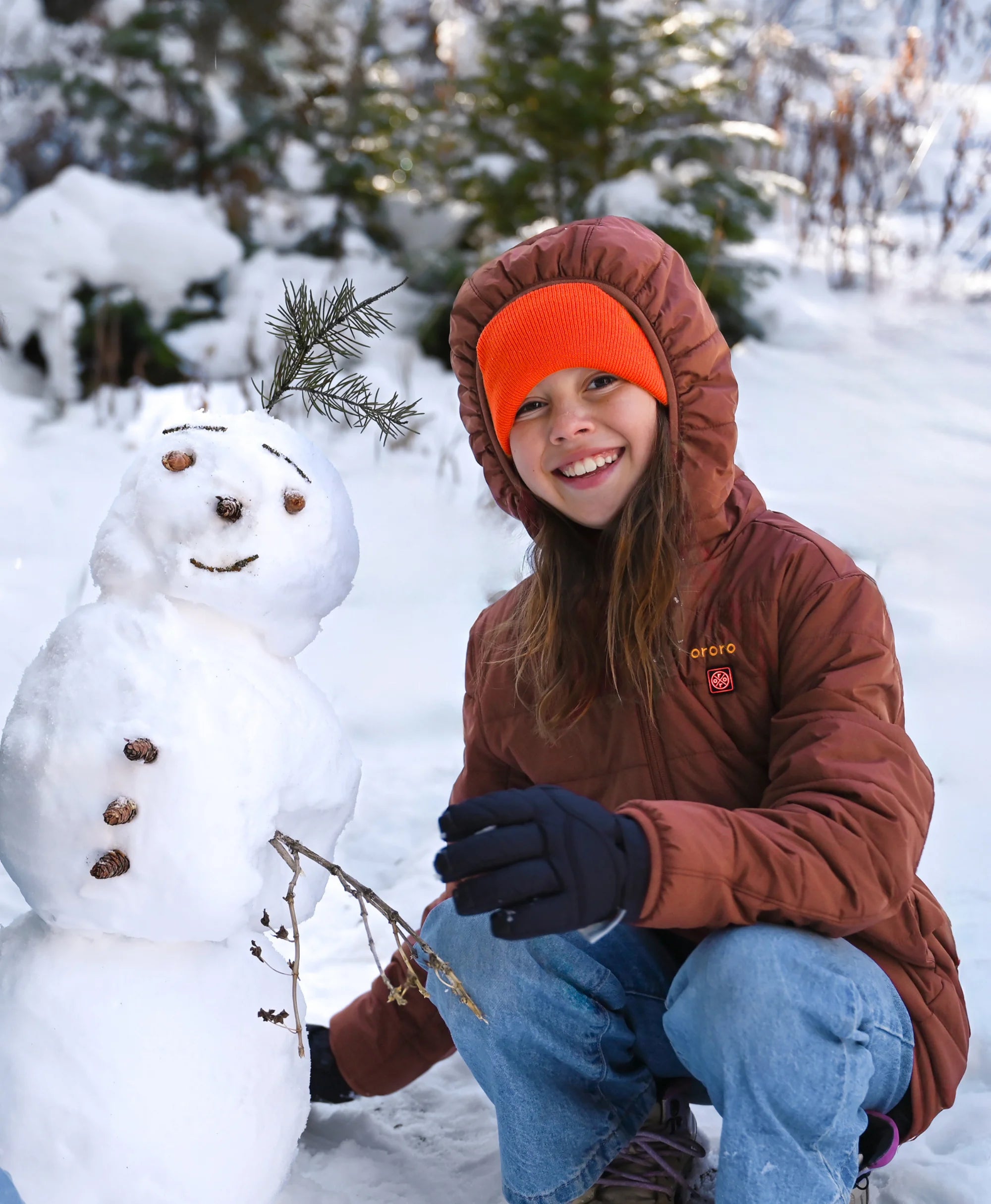 Kids' 4-Zone Heated Lightweight Puffer Jacket