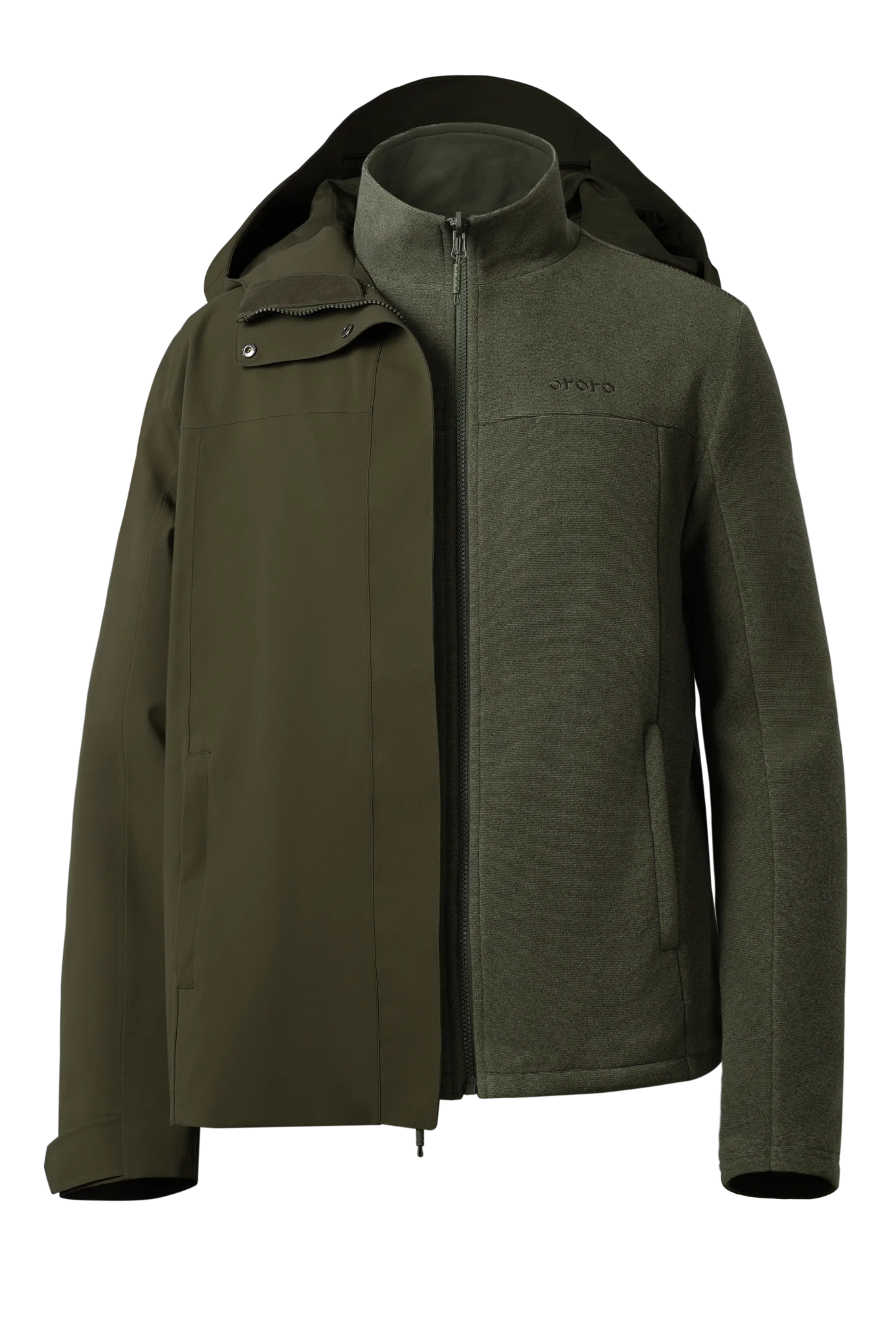 River Ridge Men’s 3-in-1 Heated Jacket with Fleece Liner