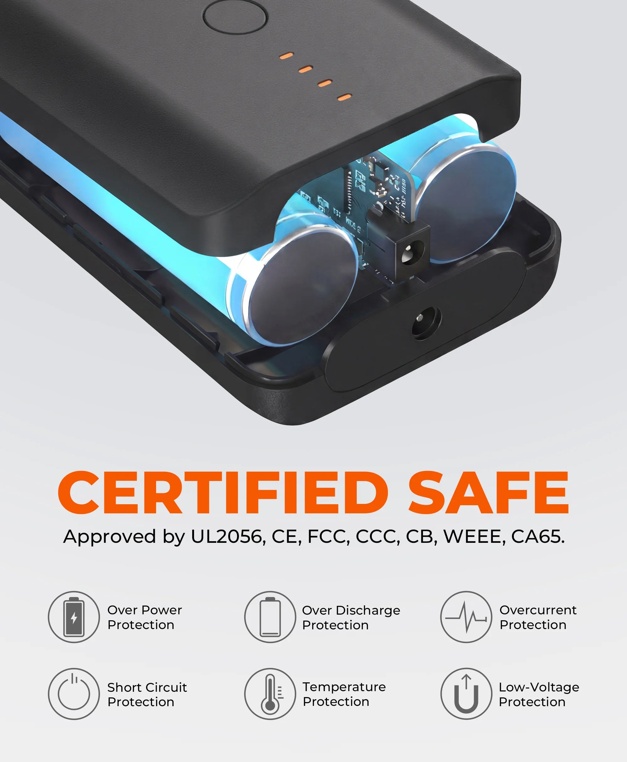 PD 5K Rechargeable Battery (USB-C, 24W Power Delivery), Thumbnail 3